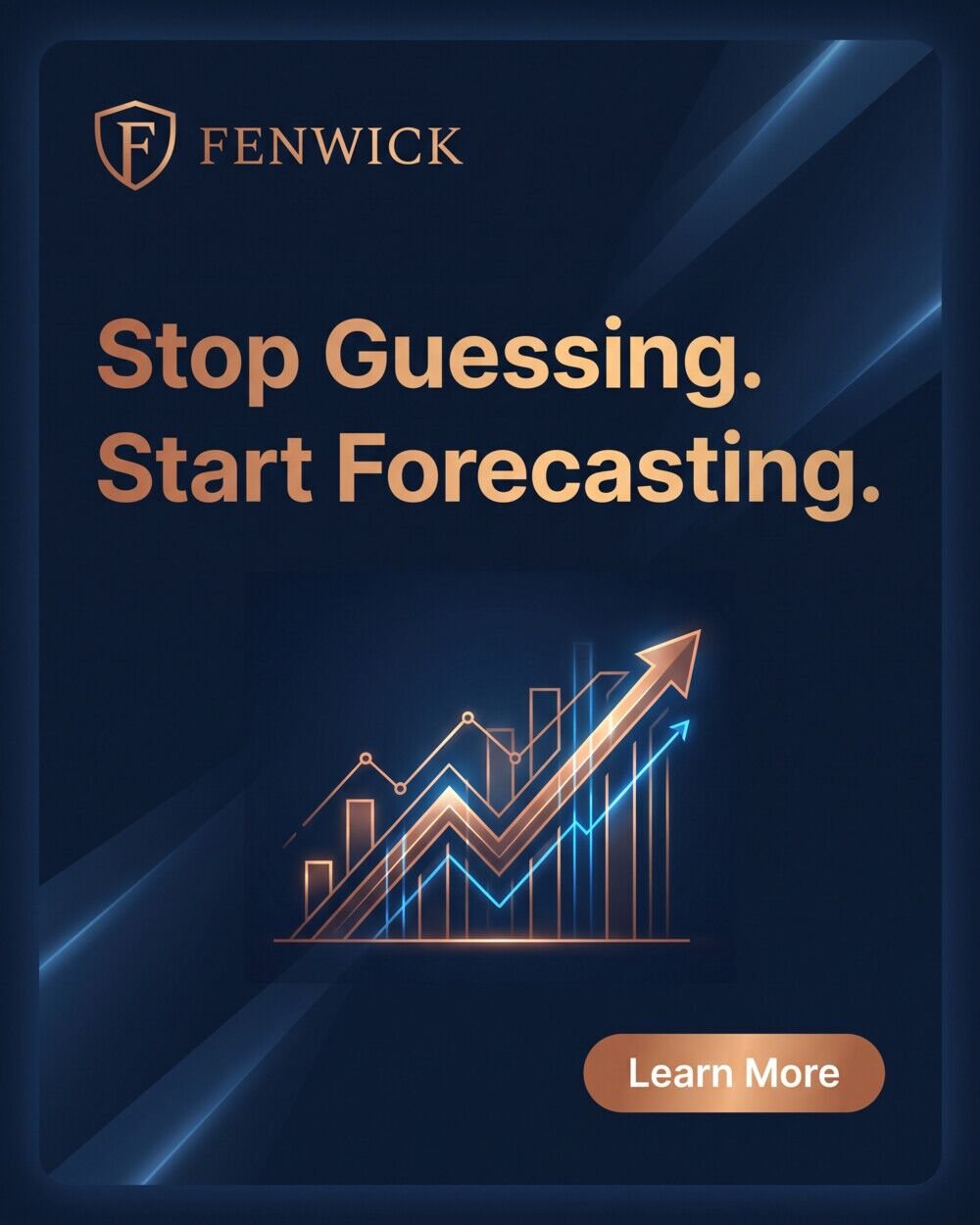 FENWICK LinkedIn ad creative concept